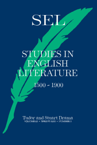 Cover image of SEL Studies in English Literature 1500-1900